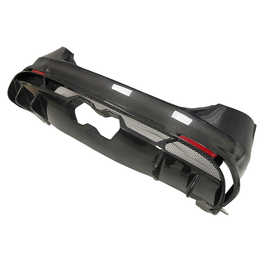 Carbon fiber rear bumper GTAm style