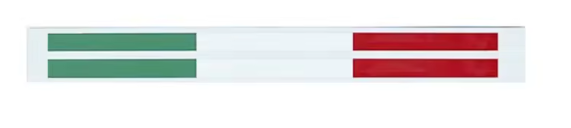 Steering wheel paddles stickers Italian flag for GIULIA, STELVIO, TONALE