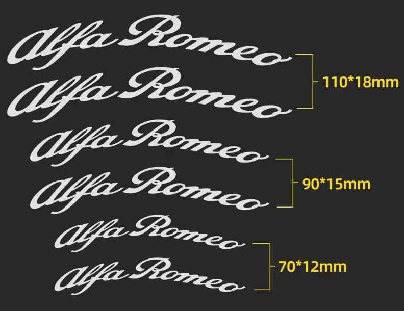 Alfa Romeo Caliper Decals/Stickers