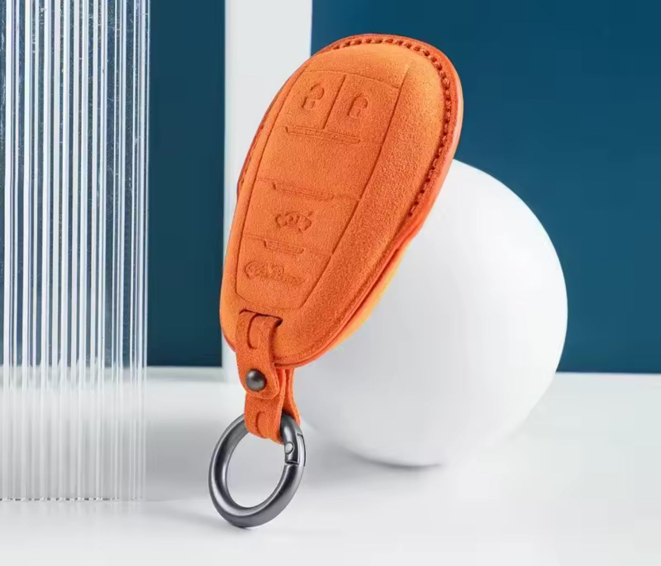 Alcantara key case/bag for Alfa Romeo GIULIA, STELVIO and TONALE