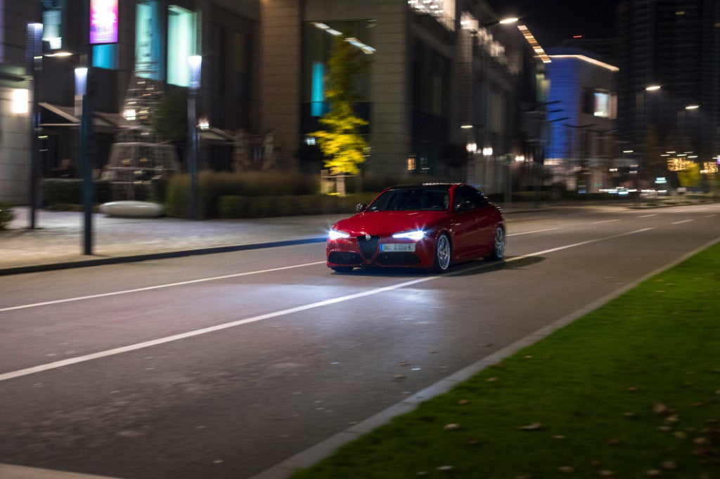 Carbon fiber V scudetto for Alfa Romeo GIULIA