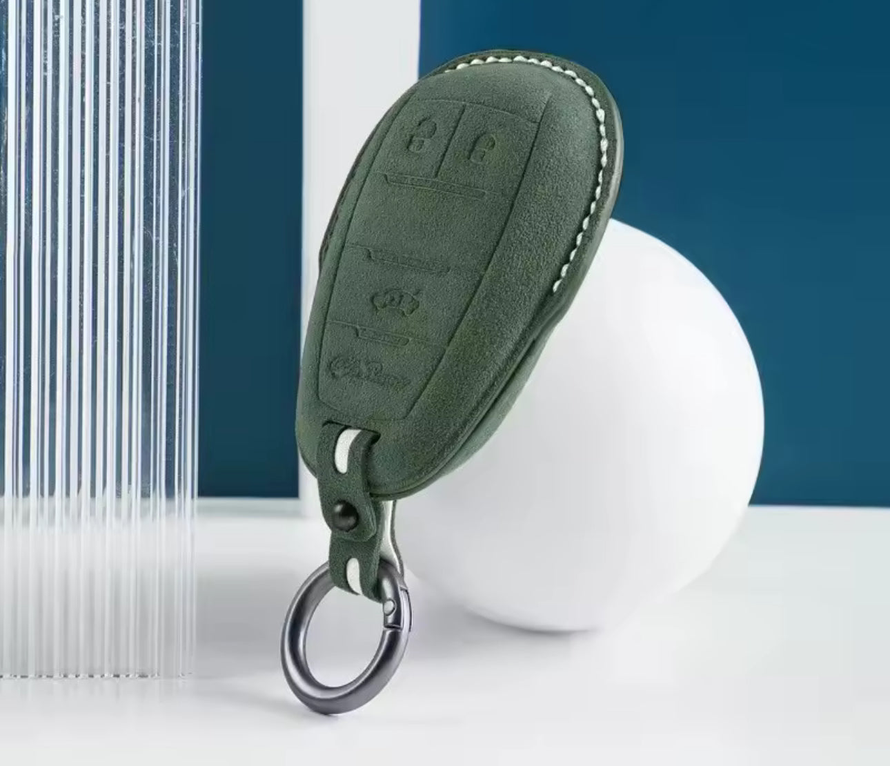 Alcantara key case/bag for Alfa Romeo GIULIA, STELVIO and TONALE