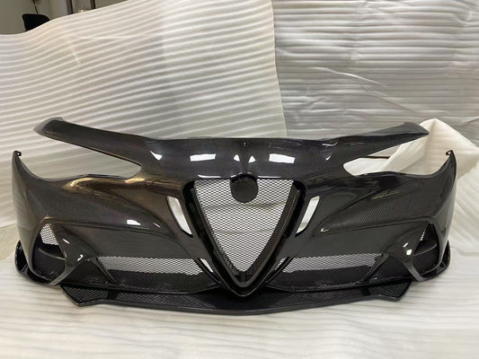 Carbon fiber front bumper for Alfa Romeo GIULIA