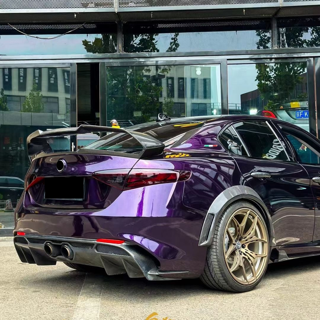 Carbon fiber rear bumper GTAm style