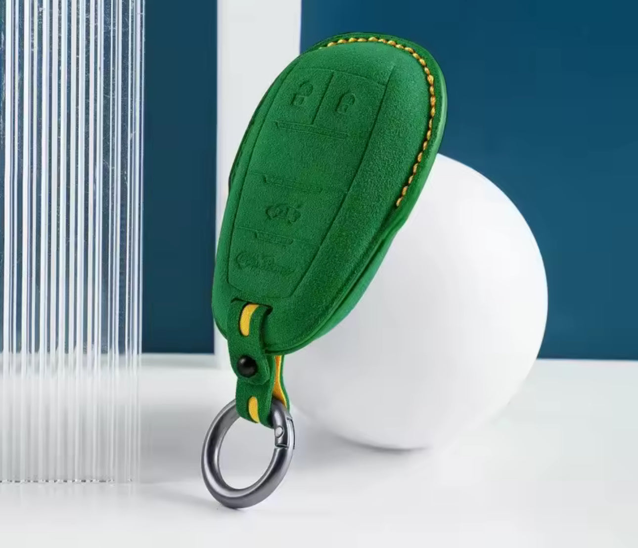 Alcantara key case/bag for Alfa Romeo GIULIA, STELVIO and TONALE