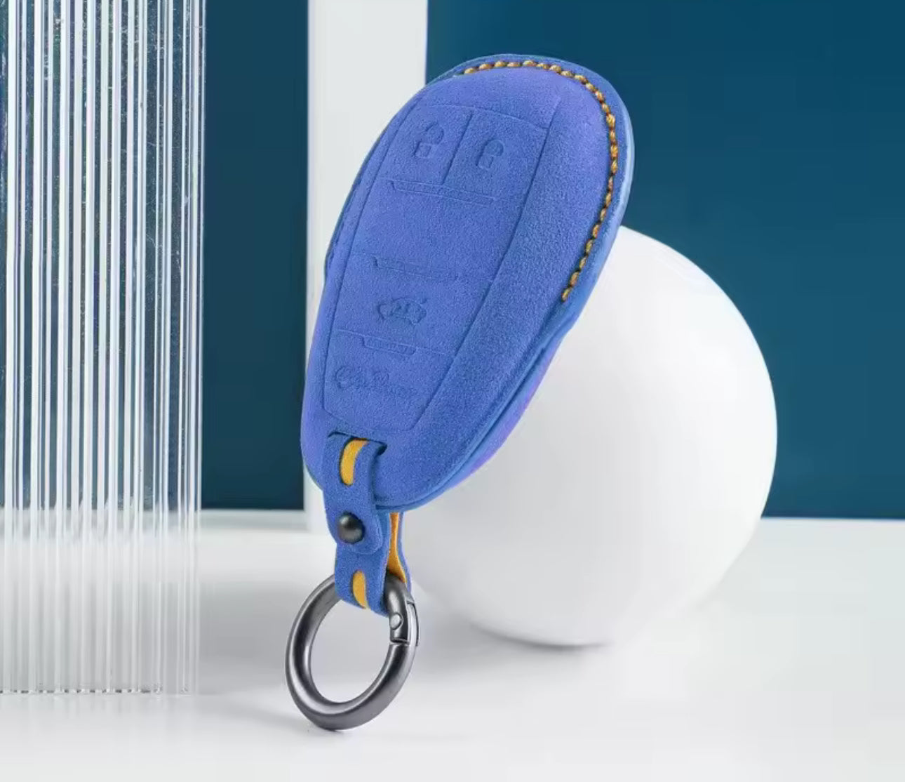 Alcantara key case/bag for Alfa Romeo GIULIA, STELVIO and TONALE