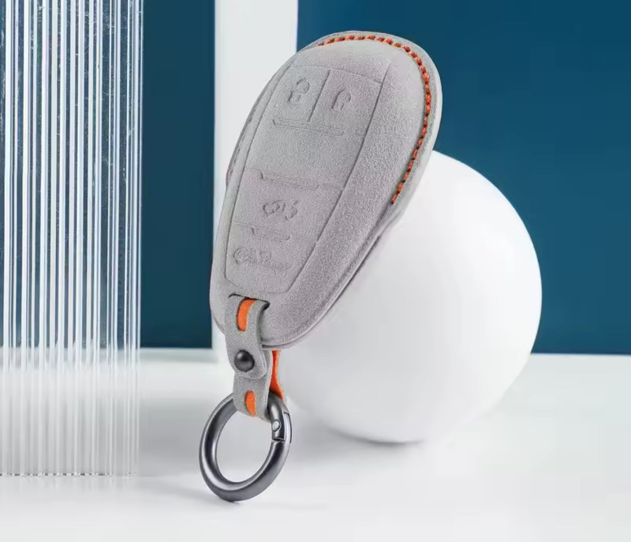 Alcantara key case/bag for Alfa Romeo GIULIA, STELVIO and TONALE