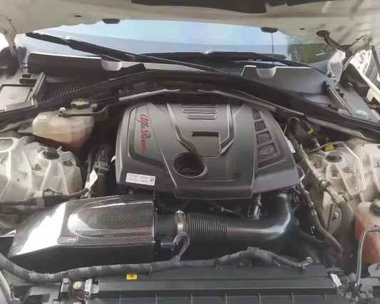 Carbon fiber air intake for Alfa Romeo GIULIA and STELVIO 2.0T