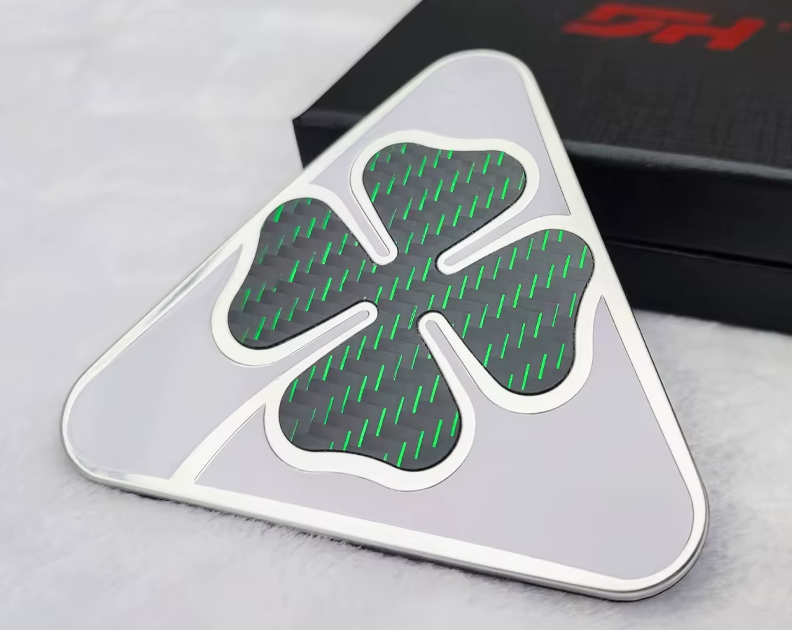 Alfa Romeo carbon fiber emblems
