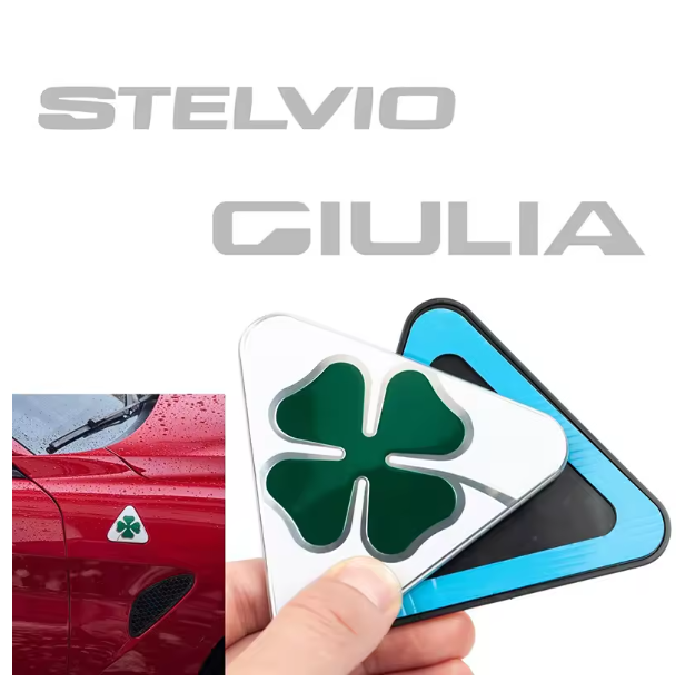 Alfa Romeo QUADRIFOGLIO emblems