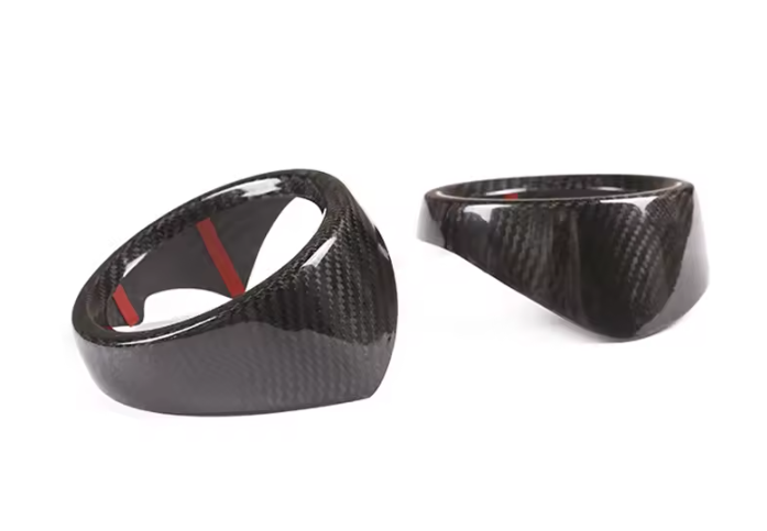 Carbon fiber front side air vents covers for Alfa Romeo STELVIO