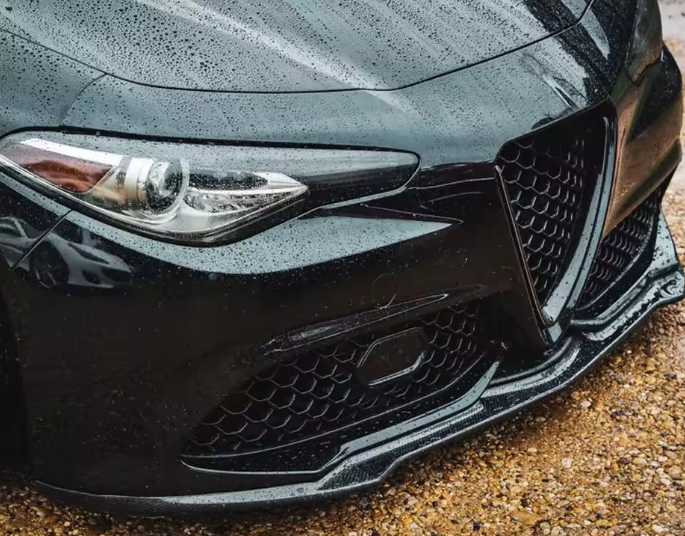 Carbon fiber front lip spolier for Alfa Romeo GIULIA