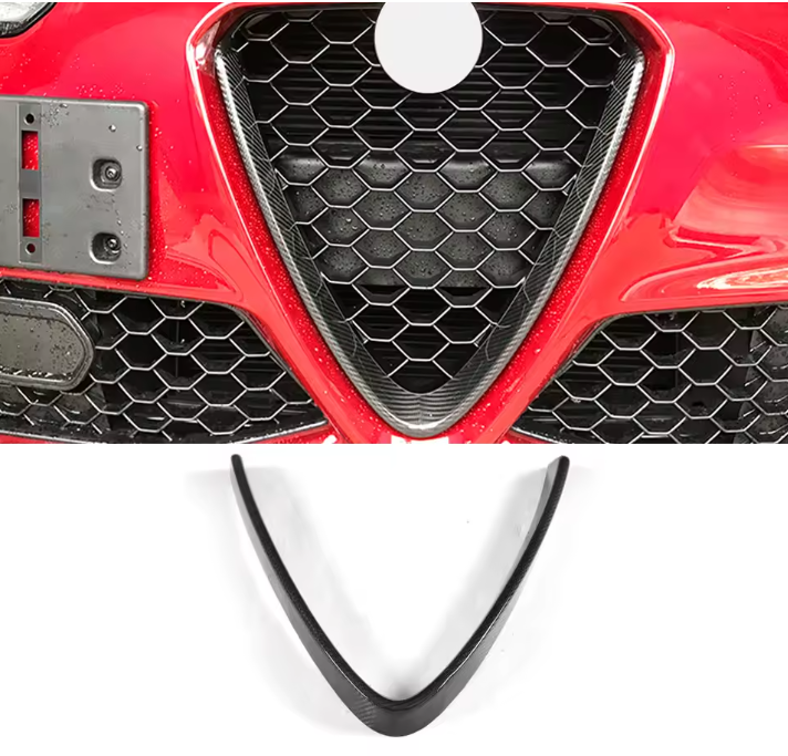Carbon fiber V scudetto for Alfa Romeo GIULIA