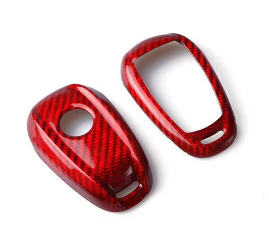 Carbon fiber key case for GIULIA, STELVIO, TONALE
