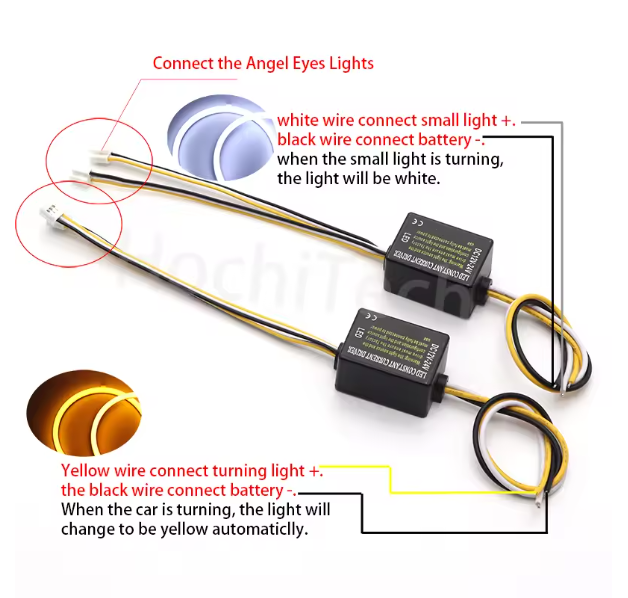 DRL angel eyes set for Alfa Romeo 159, Brera, Spider (939)