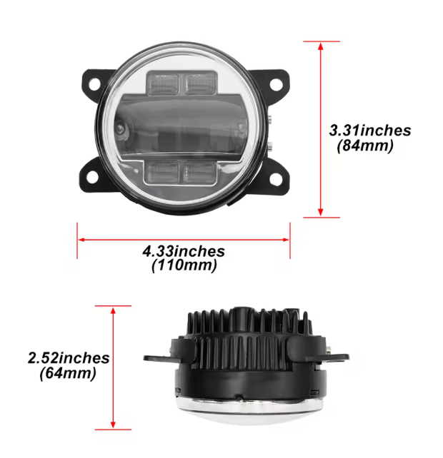 DRL 3in1 LED fog lights for Alfa Romeo 159,Brera, Spider (939)